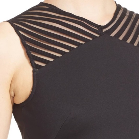 Ted Baker Eleese Mesh Detail Skater Dress - Picture 2 of 11